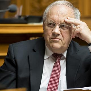 Le conseiller fédéral Johann Schneider-Ammann. [Keystone - Christian Merz]