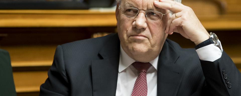 Le conseiller fédéral Johann Schneider-Ammann. [Keystone - Christian Merz]