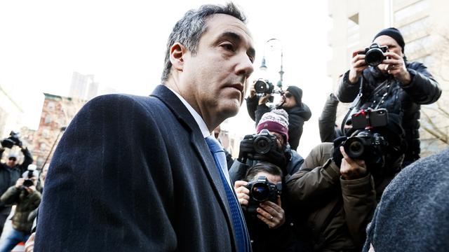 L'ex-avocat de Donald Trump, Michael Cohen. [EPA/Keystone - Justin Lane]