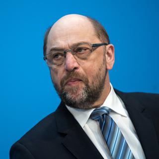 Le chef du parti social-démocrate allemand Martin Schulz renonce à entrer au prochain gouvernement d'Angela Merkel. [Keystone/DPA - Bernd von Jutrczenka]