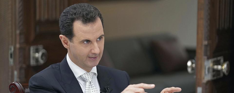 Bachar al-Assad, photographié le 10 mai 2018 à Damas. [Sana/AP/Keystone]