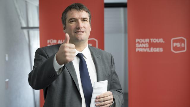 Christian Levrat estime que dépasser la barre des 20% est possible pour le PS. [KEYSTONE - Anthony Anex]