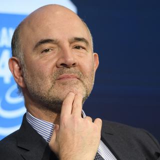 Pierre Moscovici, comissaire européen à l'Economie et aux Affaires financières. [Keystone - Gian Ehrenzeller]