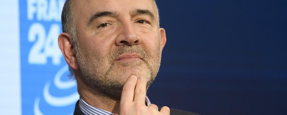 Pierre Moscovici, comissaire européen à l'Economie et aux Affaires financières. [Keystone - Gian Ehrenzeller]