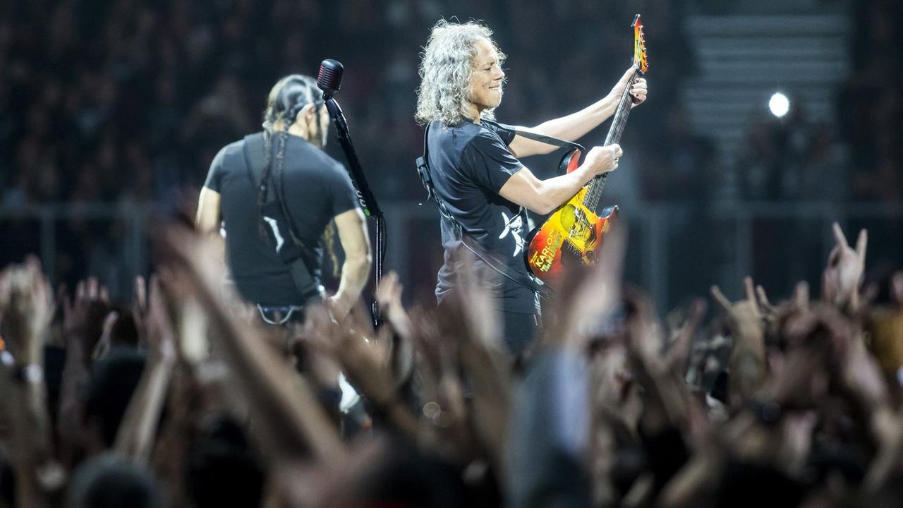 Metallica sera en concert mercredi 11.04.2018 à Genève. [EPA/Keystone - Balazs Mohai]