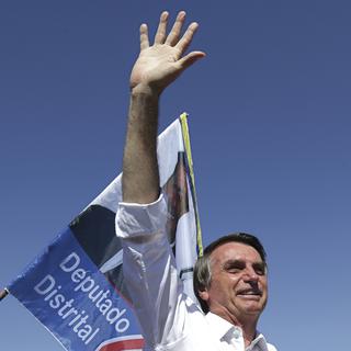 Jair Bolsonaro, candidat à la présidentielle brésilienne. [AP/Keystone - Eraldo Peres]