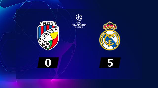 4e journée, Viktoria Plzen – Real Madrid (0-5): le Real reprend des couleurs à Plzen