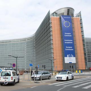 Le bâtiment de la Commission européenne. [EPA/Keystone - MARCEL VAN HOORN]