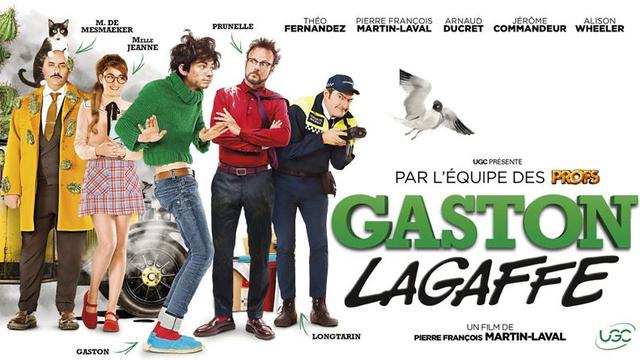 L'affiche du film Gaston Lagaffe.