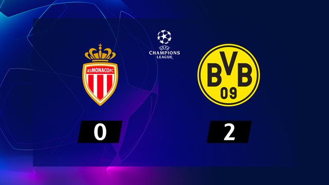 6e journée, Monaco - B. Dortmund (0-2): le résumé de la rencontre