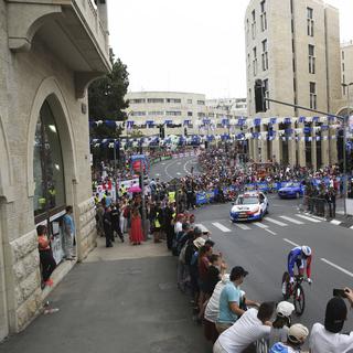 Le Giro a débuté vendredi à Jérusalem. [Keystone - AP Photo/Oded Balilty]