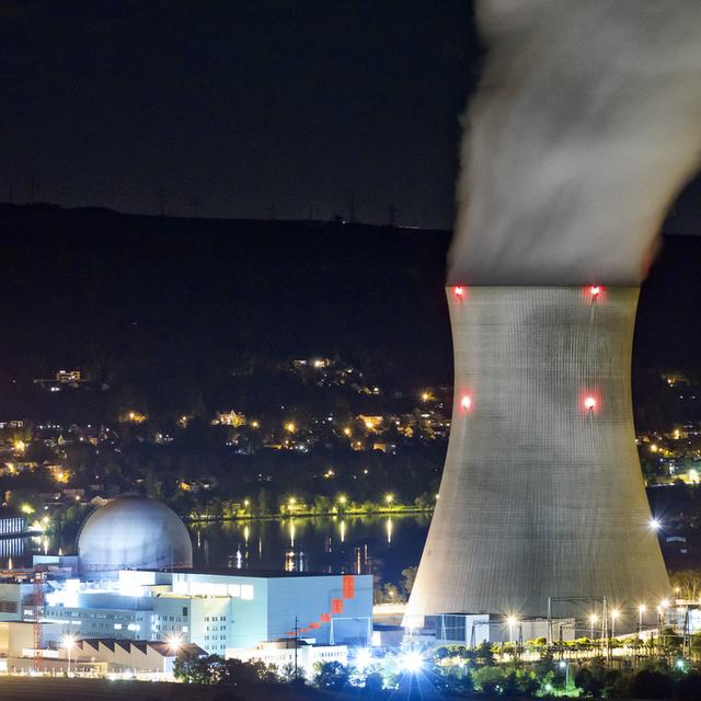 La centrale nucléaire de Leibstadt, dans le canton d'Argovie. [Keystone - Alessandro Della Bella]