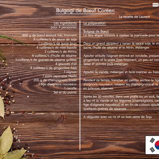 La recette du bulgogi de boeuf coréen. [RTS - RTS]