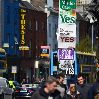 L'interdiction totale de l'interruption volontaire de grossesse a longtemps prévalu en Irlande. [NurPhoto/AFP - Artur Widak]