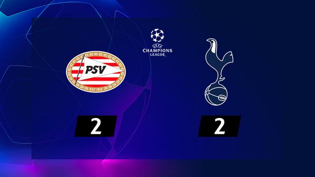 3e journée, PSV Eindhoven - Tottenham (2-2): le résumé de la rencontre