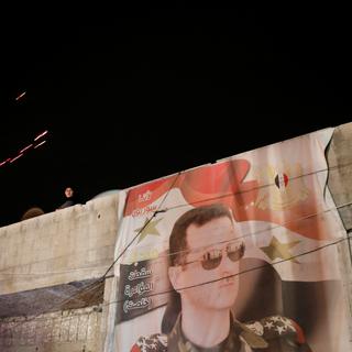 Une bannière à l'effigie du président syrien Bachar al-Assad. (image d'illustration) [Reuters - Omar Sanadiki]