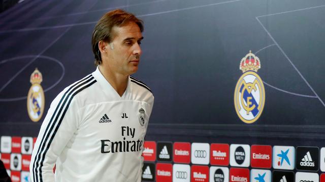 Lopetegui était arrivé en juin dernier à la barre du Real Madrid. [Keystone - Chema Moya]