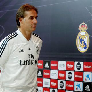Lopetegui était arrivé en juin dernier à la barre du Real Madrid. [Keystone - Chema Moya]