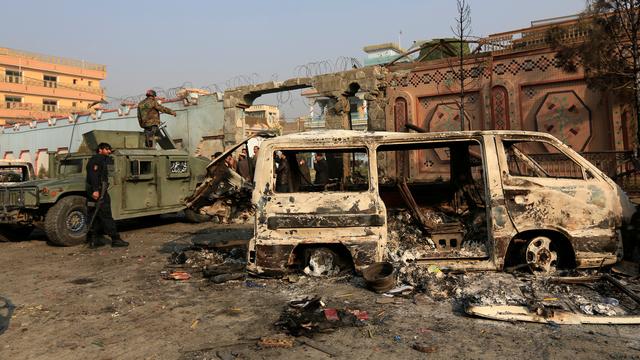 Un lieu d'attaque à Jalalabad, en Afghanistan, le 25 janvier dernier. [Reuters - Parwiz]