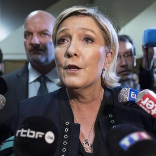 Marine Le Pen lors du congrès du Front National à Lille. [AFP - Yann Castanier / Hans Lucas]