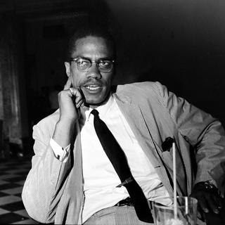 Malcolm X, ici à New York, le 21 mai 1964. [Keystone - AP Photo]