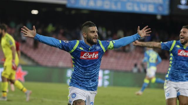 Lorenzo Insigne a délivré les Napolitains en toute fin de match. [Keystone - Andrew Medichini]