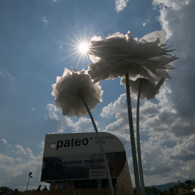 Le Paléo festival à Nyon. [RTS - Jérôme Genet]