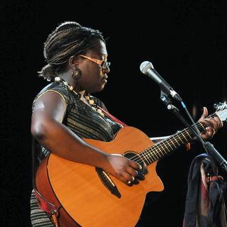 La chanteuse Mélissa Laveaux. [AFP - ALAIN JOCARD]