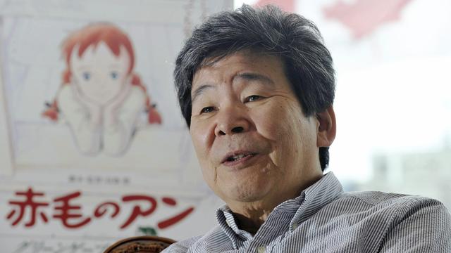 Le réalisateur japonais de films d'animation Isao Takahata lors d'une interview à Tokyo en 2010. [Yomiuri/The Yomiuri Shimbun - Tomonori Iwanami /]