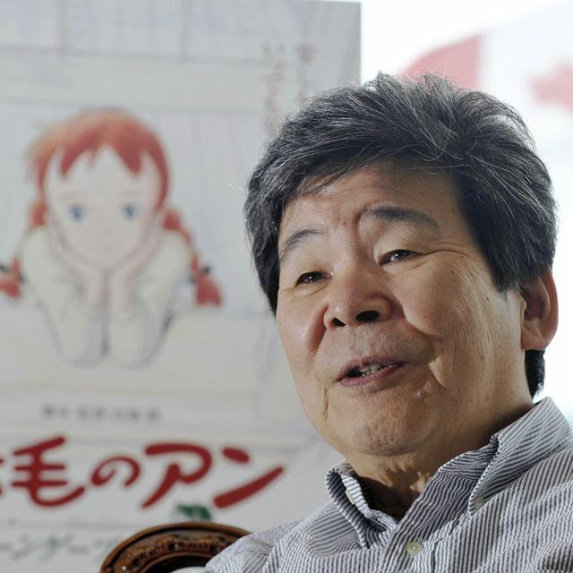 Le réalisateur japonais de films d'animation Isao Takahata lors d'une interview à Tokyo en 2010. [Yomiuri/The Yomiuri Shimbun - Tomonori Iwanami /]