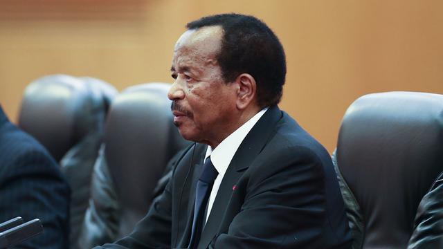 Le président camerounais Paul Biya, le 22 mars dernier. [AFP - Lintao Zhang]