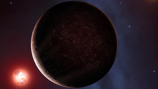 Vue d'artiste de Proxima b, l'exoplanète connue la plus proche de la Terre. [Science Photo Library/MGA/AFP - Mark Garlick]
