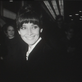 Audrey Hepburn à Lausanne en 1967. [RTS]