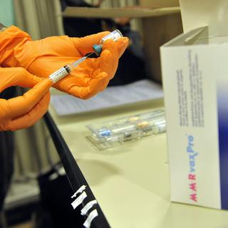 L'Allemagne veut rendre le vaccin contre la rougeole obligatoire [Keystone - Laurent Gilliéron]