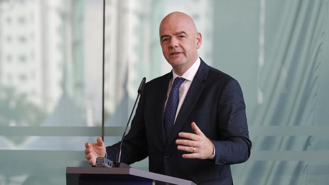 Gianni Infantino espère bien voir 48 équipes au Qatar et non 32. [Vincent Thian]