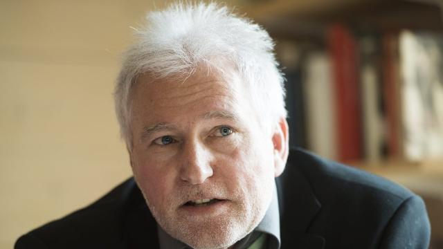 Le président des Verts neuchâtelois Patrick Hermann. [Keystone - Jean-Christophe Bott]