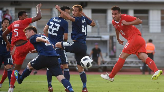 Gavranovic (à droite) s'est ménagé plusieurs occasions de but. [Samuel Golay]