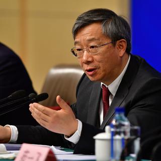 Ex-numéro 2 de l'institution, Yi Gang a été élu à la tête de la Banque centrale de Chine. [AFP - Zhu xijia]