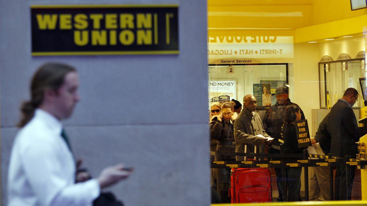 Une agence de transfert d'argent Western Union à New York. [reuters - Eduardo Munoz]