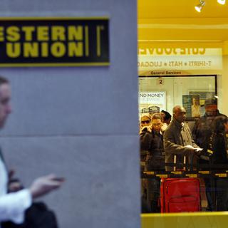 Une agence de transfert d'argent Western Union à New York. [reuters - Eduardo Munoz]