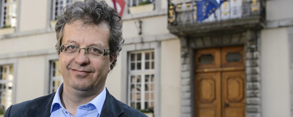 Jérôme Christen, conseiller municipal Vevey Libre. [Keystone - Jean-Christophe Bott]