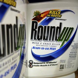 A l'origine du litige, un herbicide à base de glyphosate commercialisé par Monsanto, "Roundup", que le plaignant, atteint d'un cancer en phase terminale, a vaporisé pendant plusieurs années. [Keystone - Jeff Roberson]