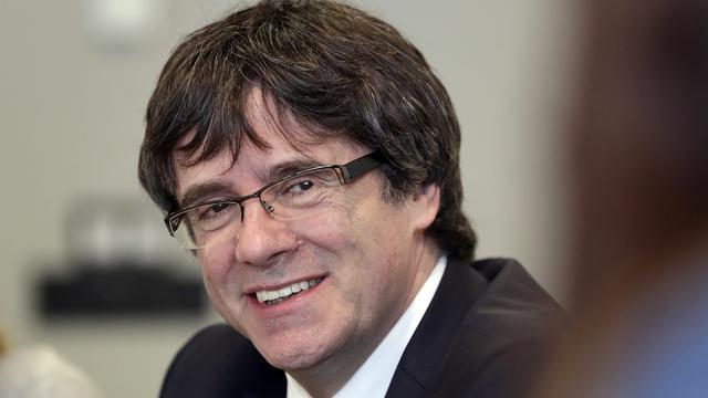 L'ancien président de Catalogne Carles Puigdemont, photographié à Berlin. [Keystone - AP Photo/Michael Sohn]