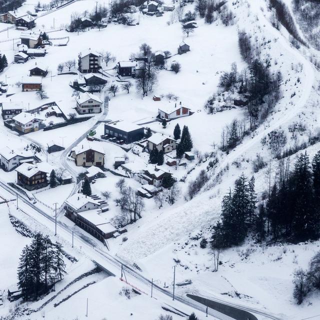 Zermatt est toujours coupé du monde. [Keystone via AP - Dominic Steinmann]