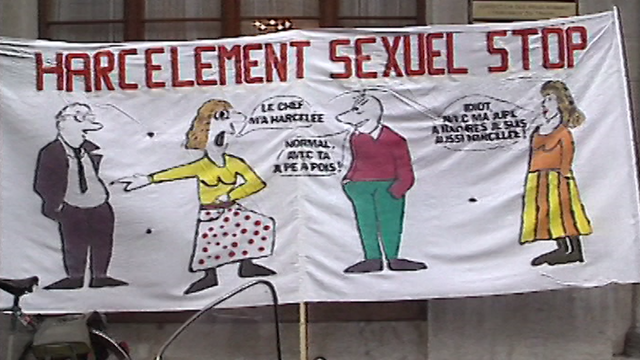 Stop au harcèlement sexuel. [RTS]