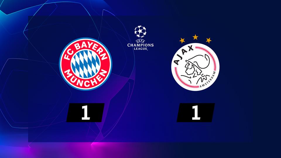 2e journée, Bayern Munich - Ajax (1-1): le résumé de la rencontre