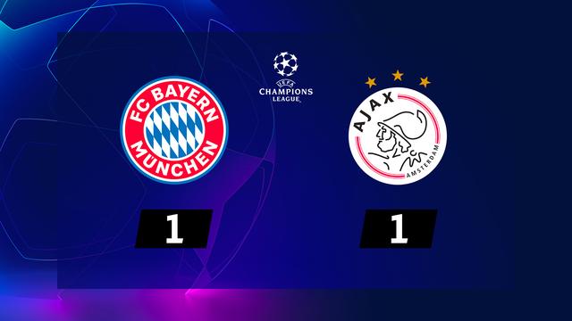 2e journée, Bayern Munich - Ajax (1-1): le résumé de la rencontre
