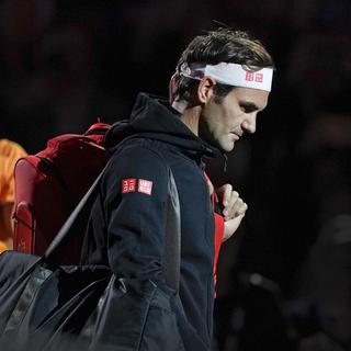 Roger Federer a été éliminé du tournoi de Shangaï par le Croate Borna Coric. [AP Photo/Keystone - Andy Wong]