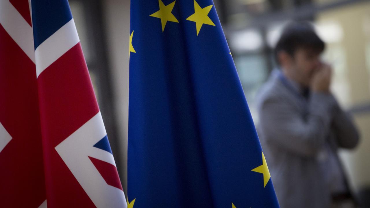L'UE et Londres parviennent à un accord provisoire sur leur relation post-Brexit. [Keystone - Virginia Mayo]