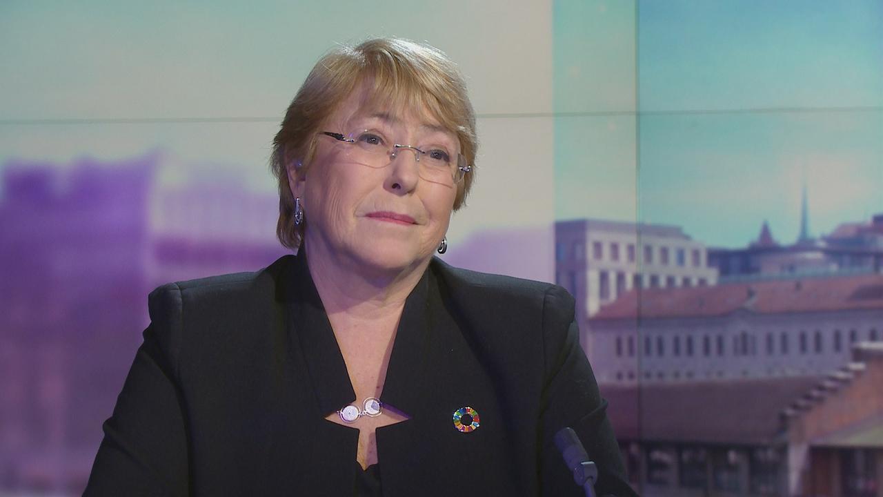 L'ancienne présidente du Chili Michelle Bachelet, dans Pardonnez-moi. [RTS - Capture d'écran]